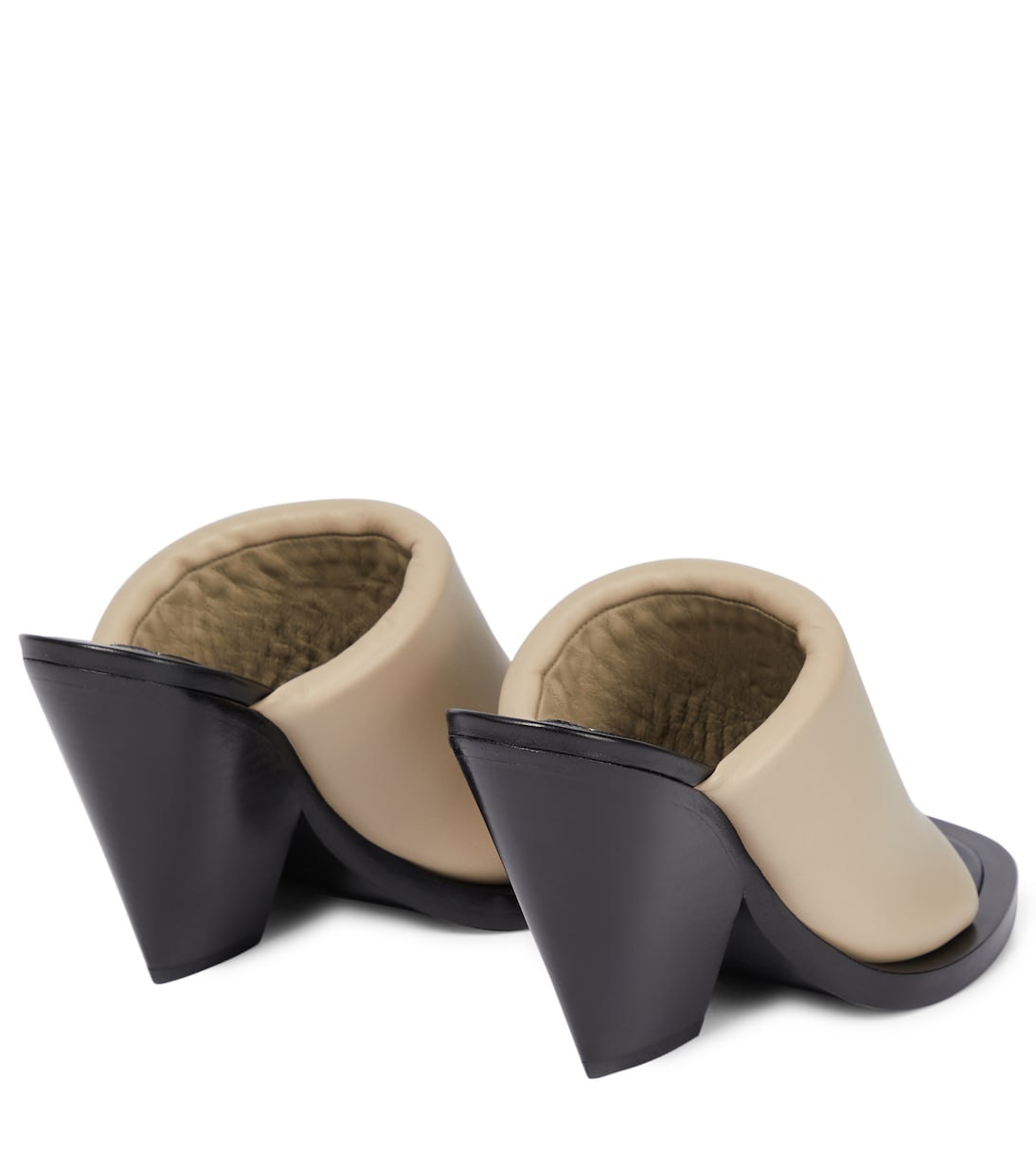 Pantoletten aus Leder | Jil Sander