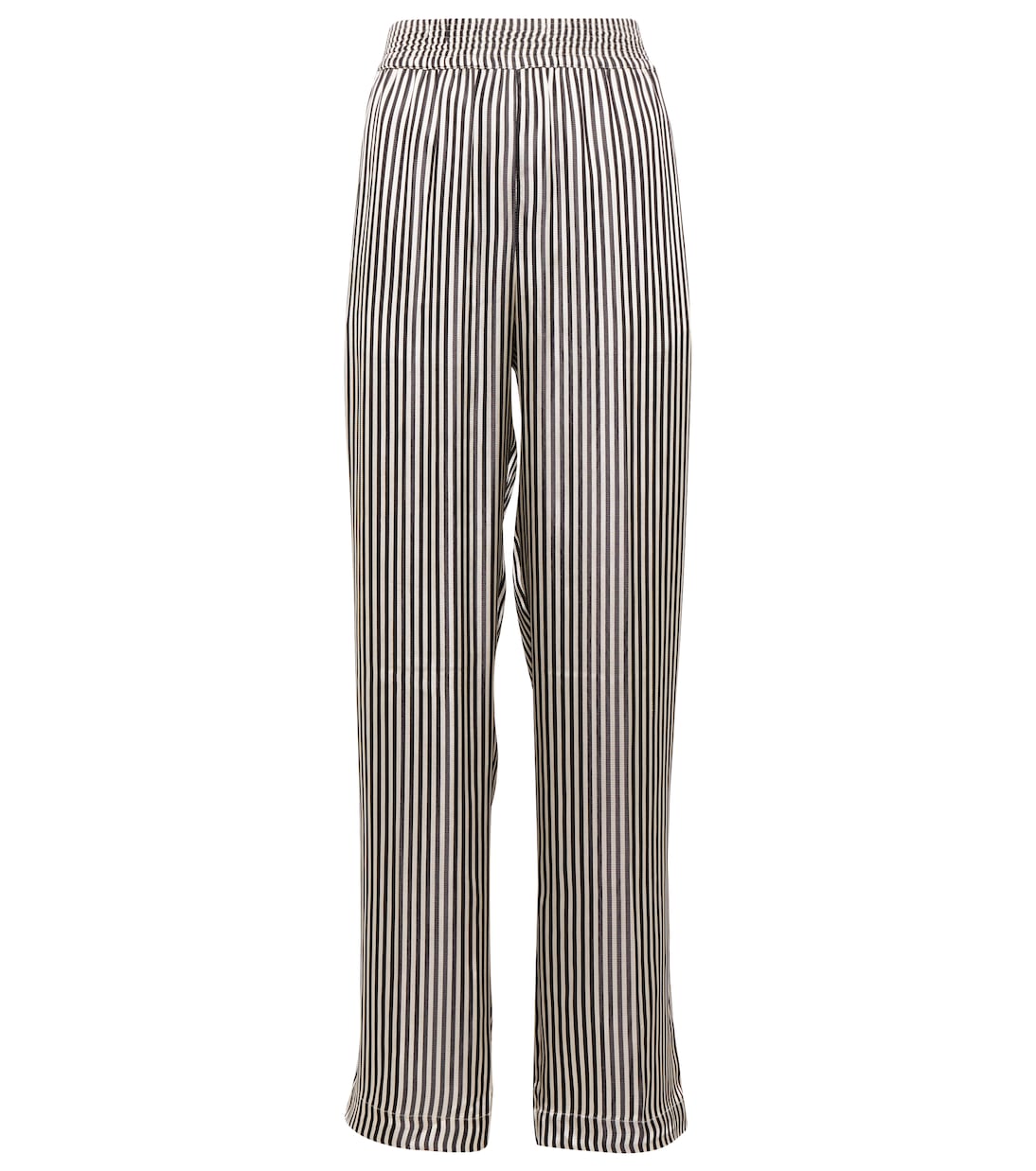 Pantaloni in raso a righe | Victoria Beckham