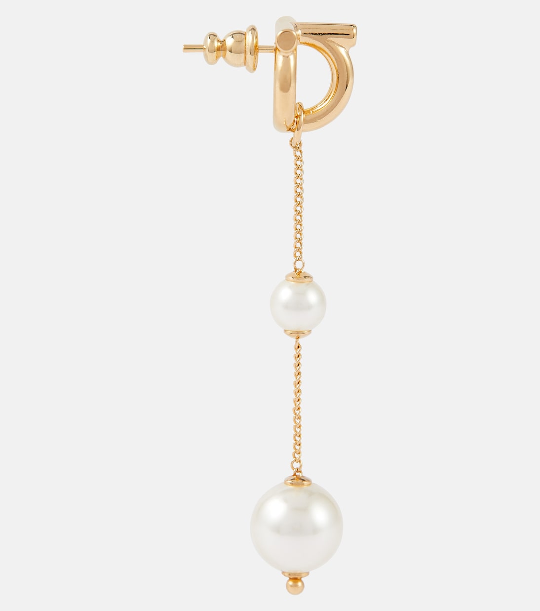 Ohrringe Gancini mit Zierperlen | Ferragamo