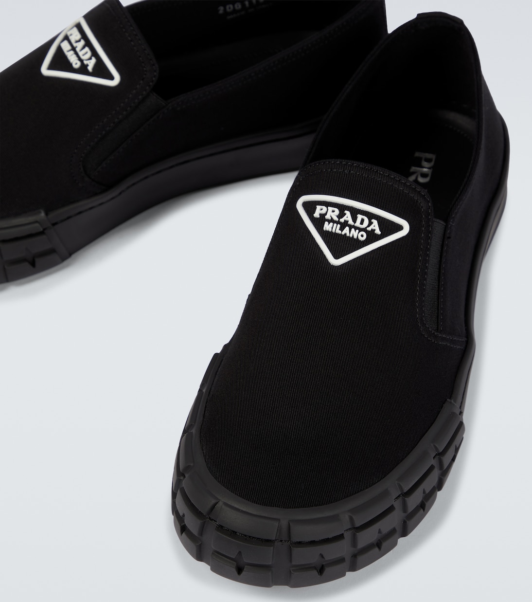 Slip-Ons Cassetta Wheel aus Canvas | Prada