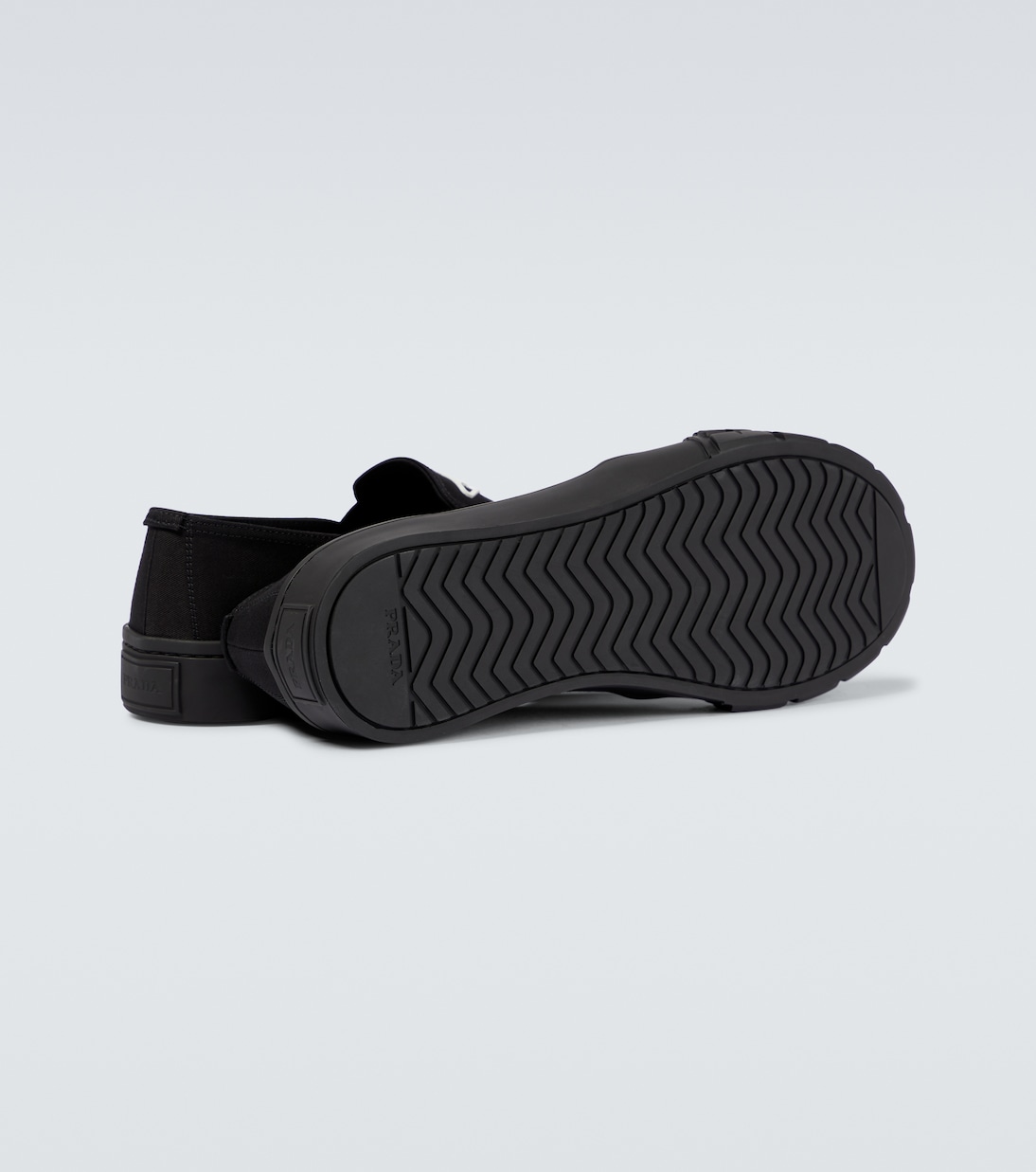 Slip-Ons Cassetta Wheel aus Canvas | Prada