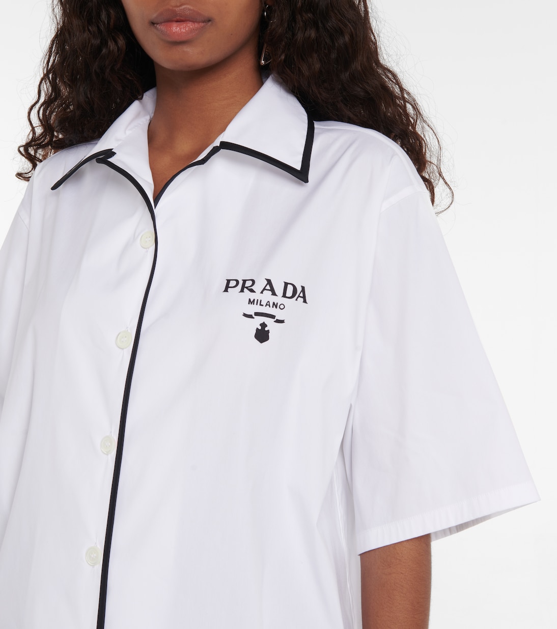 Hemd aus einem Baumwollgemisch | Prada