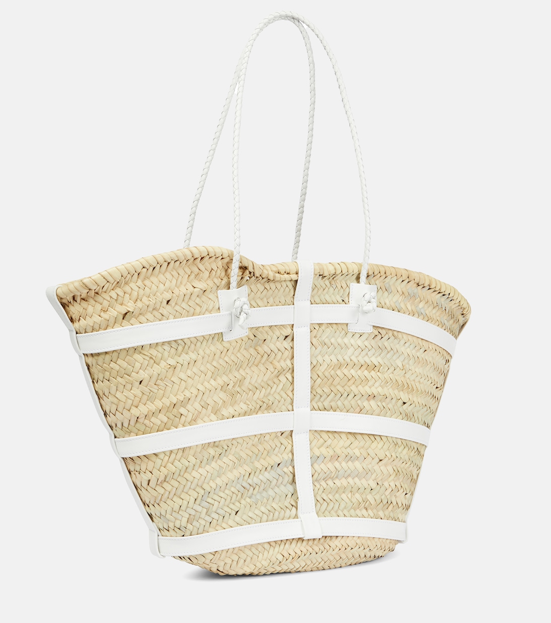 Cabas en raphia et cuir | Altuzarra
