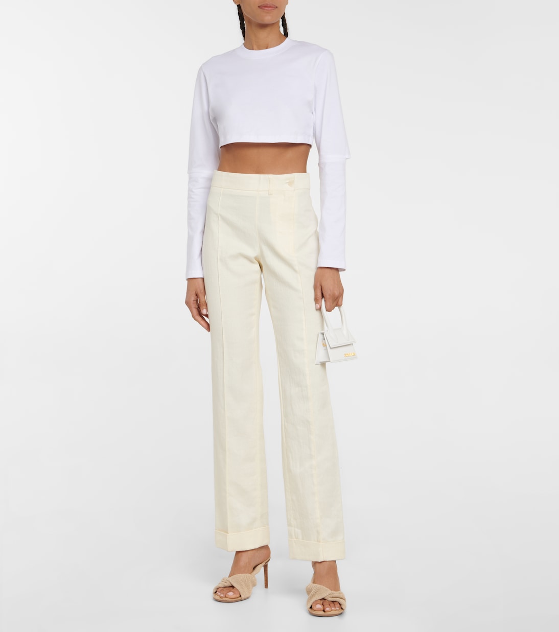 Le Tshirt Piccola crop top | Jacquemus