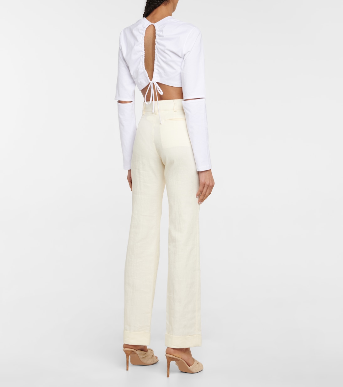 Le Tshirt Piccola crop top | Jacquemus
