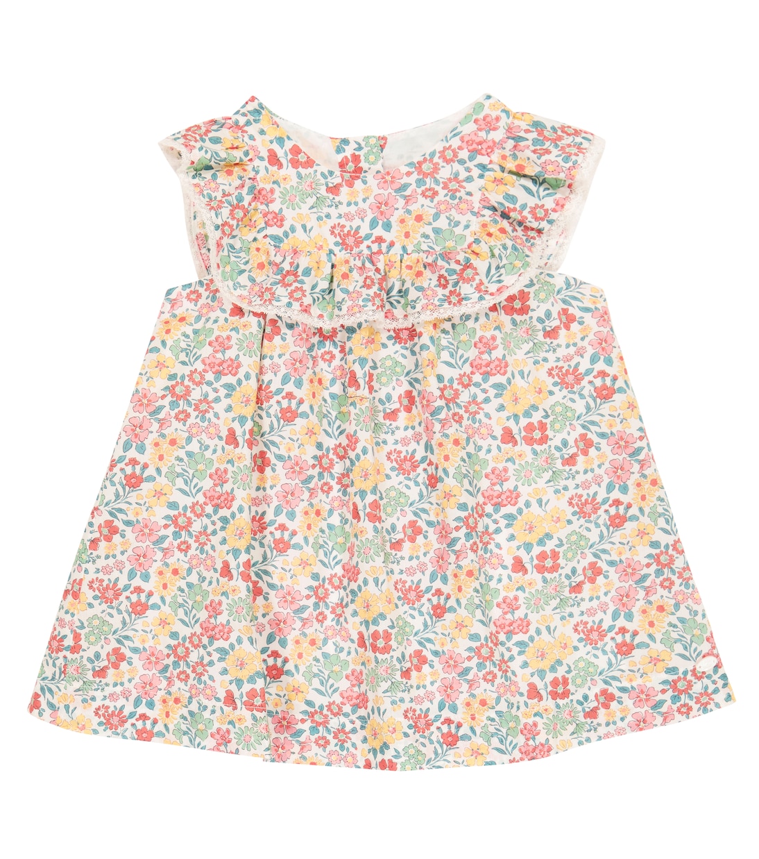 Baby Liberty ruffled cotton dress | Tartine et Chocolat