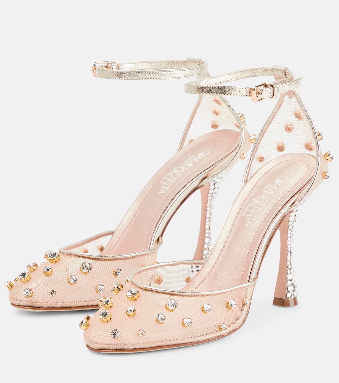 Pumps in mesh con decorazione | Giambattista Valli