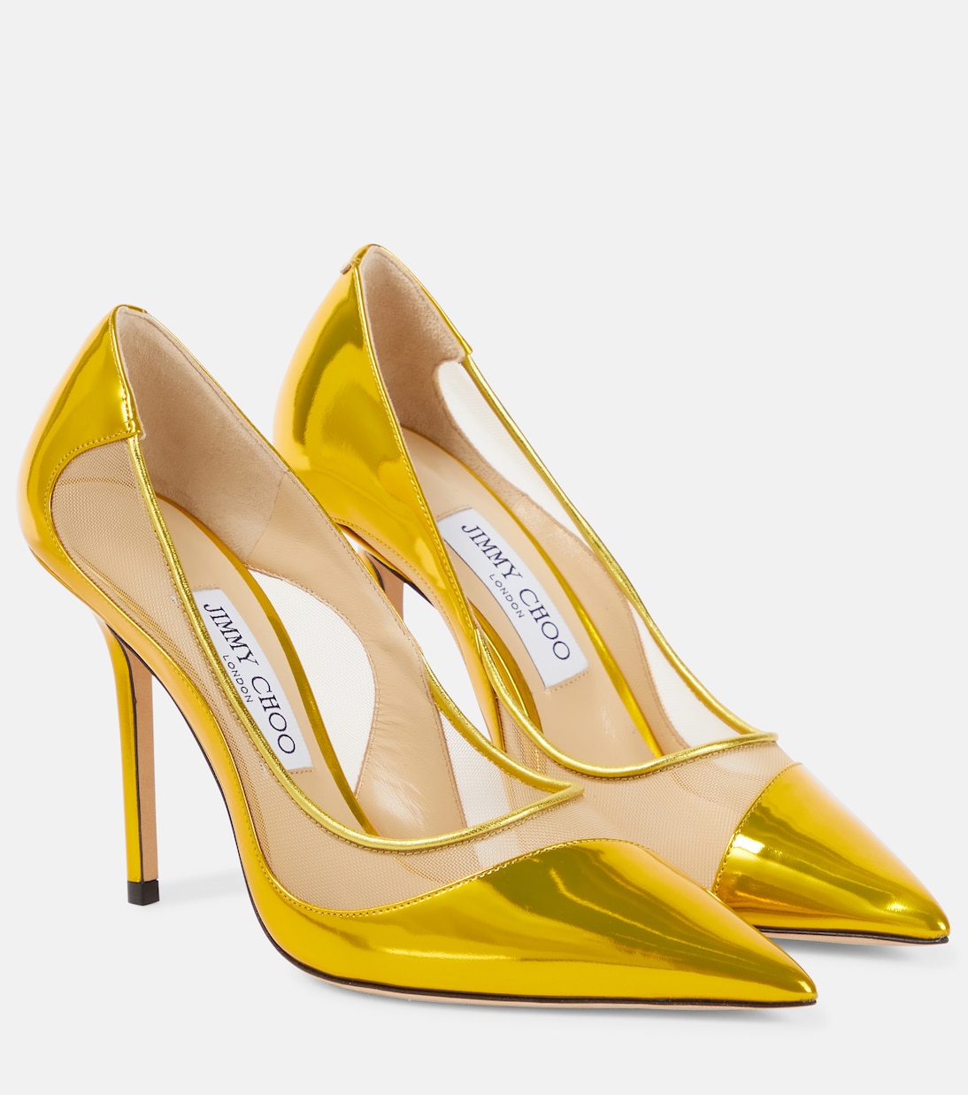 Salones Love 100 de piel metalizada | Jimmy Choo