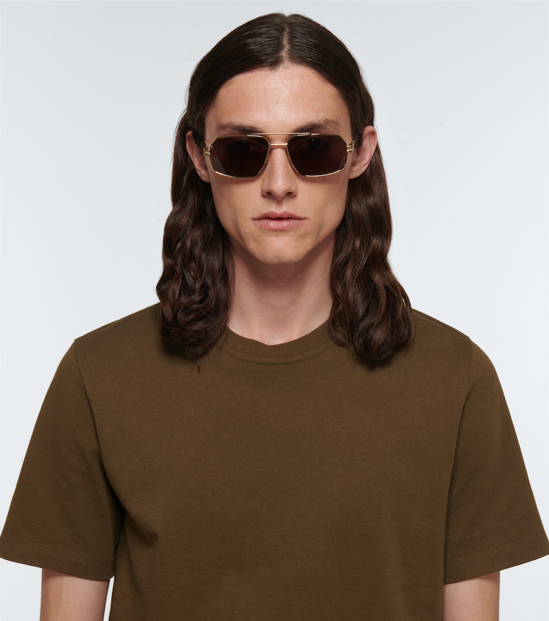 Eckige Sonnenbrille | Bottega Veneta