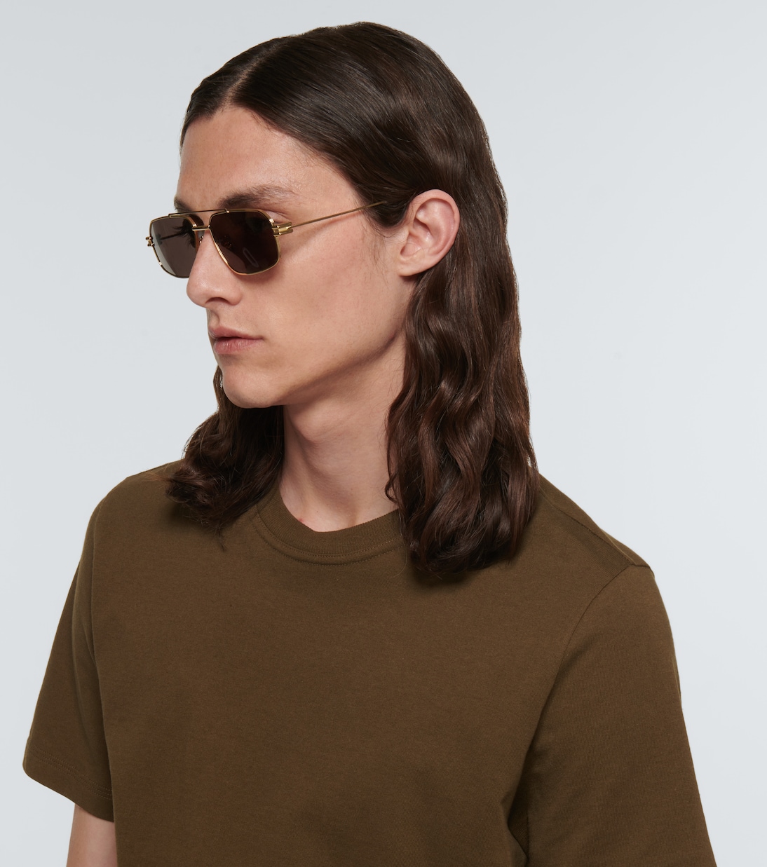 Eckige Sonnenbrille | Bottega Veneta