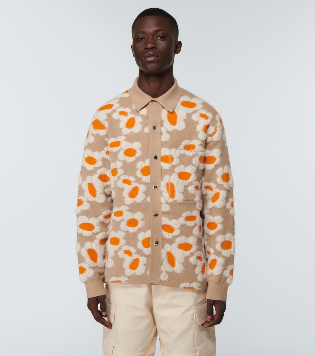 Hemdjacke La Chemise Neve Fleurs | Jacquemus