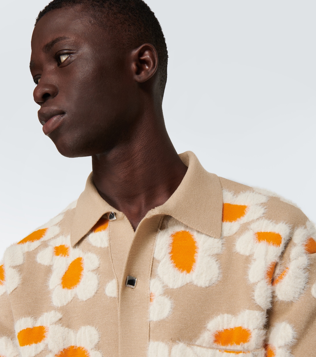 Hemdjacke La Chemise Neve Fleurs | Jacquemus