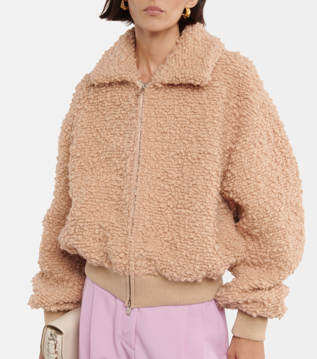 Wool-blend bomber jacket | Stella McCartney
