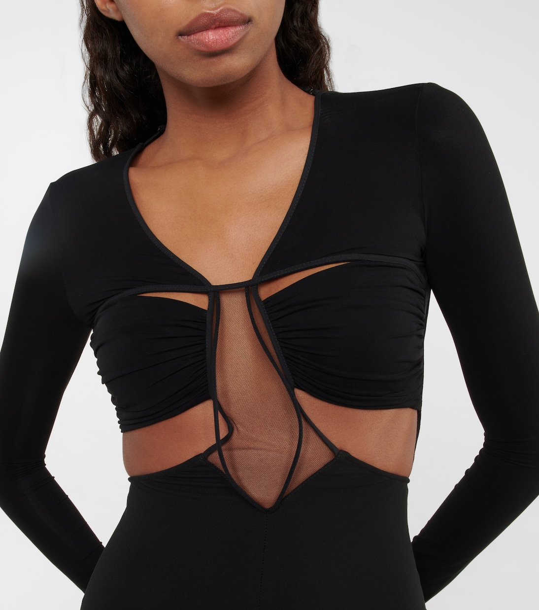 Cutout jersey minidress | Nensi Dojaka