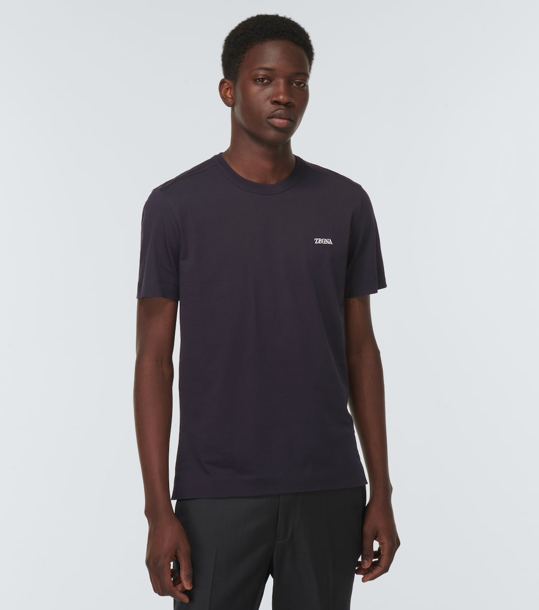 T-shirt in cotone con logo | Zegna