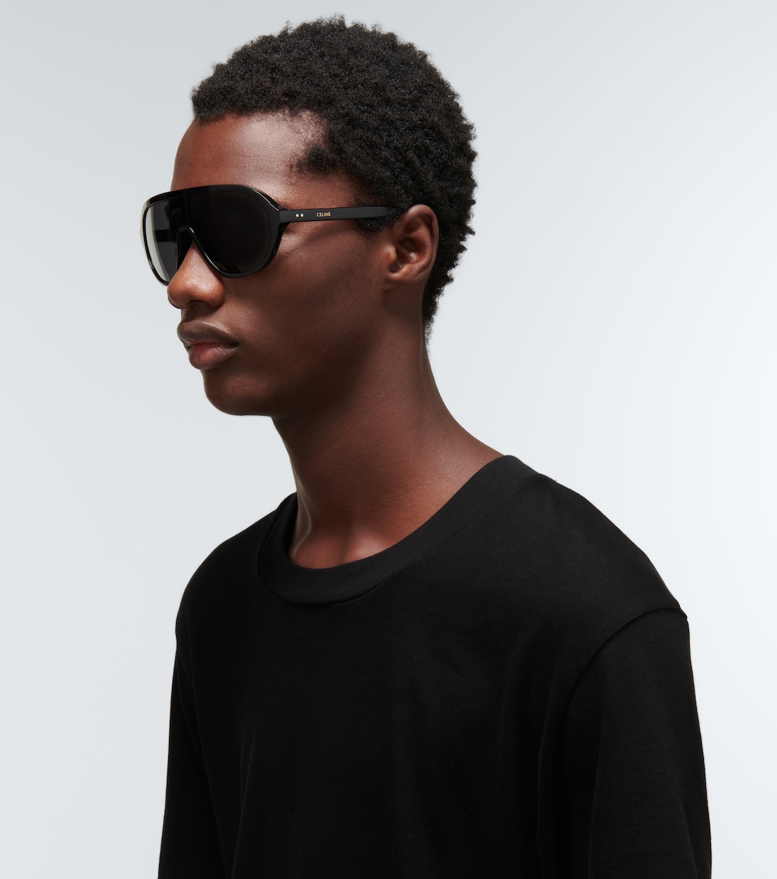 Mask-shaped acetate sunglasses | Celine Eyewear