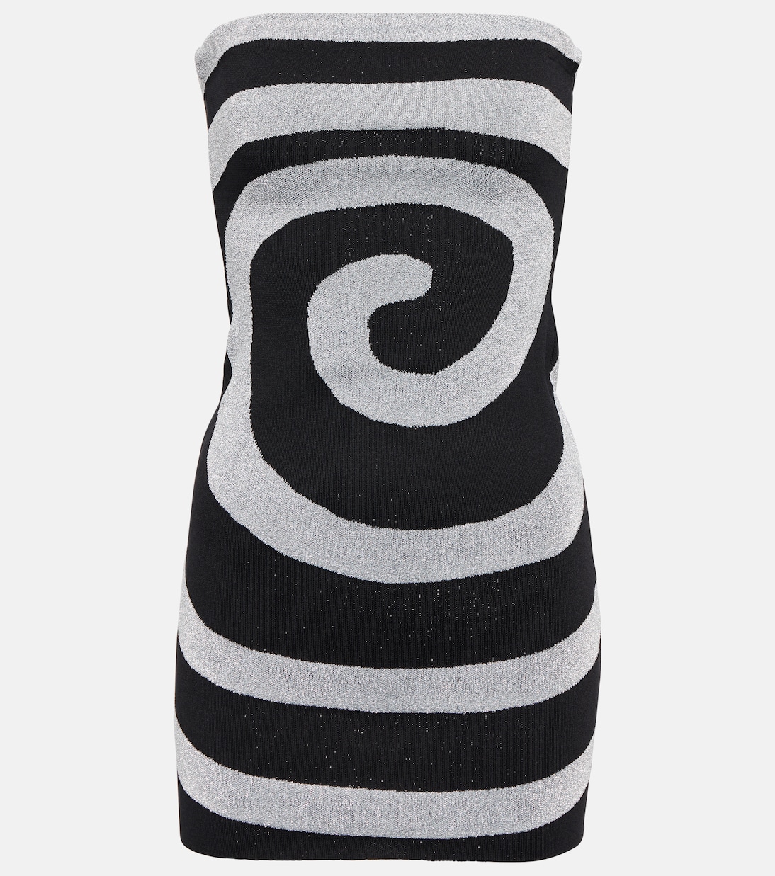 Swirl metallic knit minidress | Staud