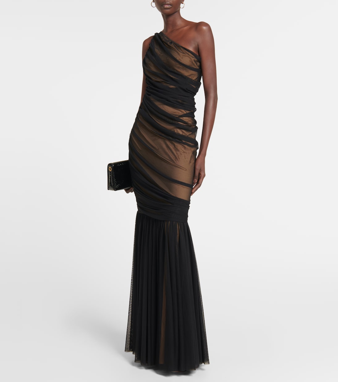 Diana ruched fishtail gown | Norma Kamali
