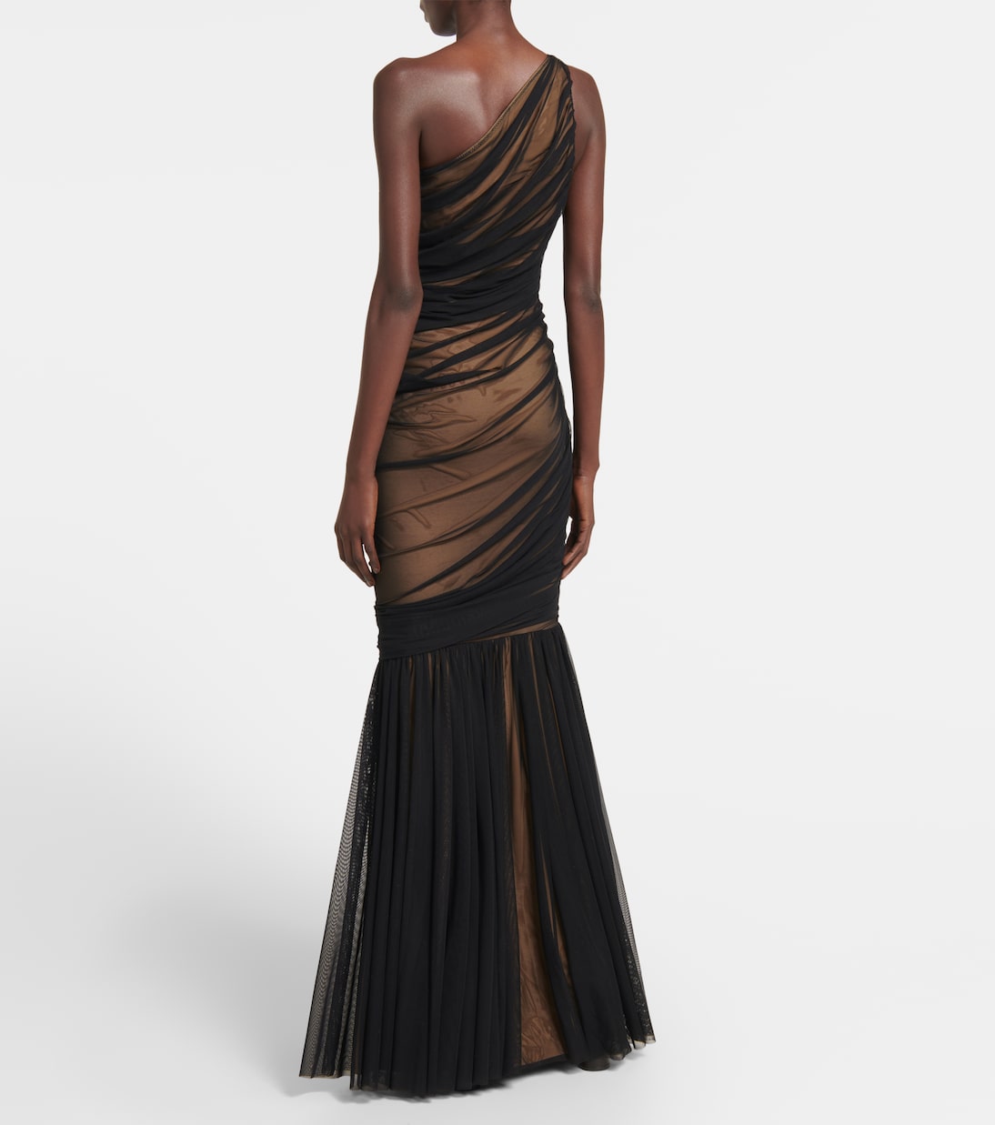 Diana ruched fishtail gown | Norma Kamali
