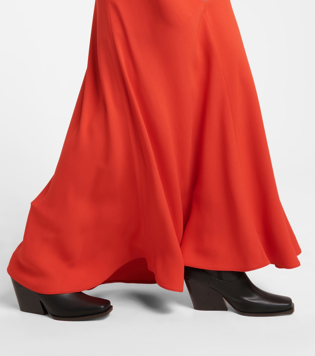 Robe aus Crêpe mit V-Ausschnitt | Stella McCartney