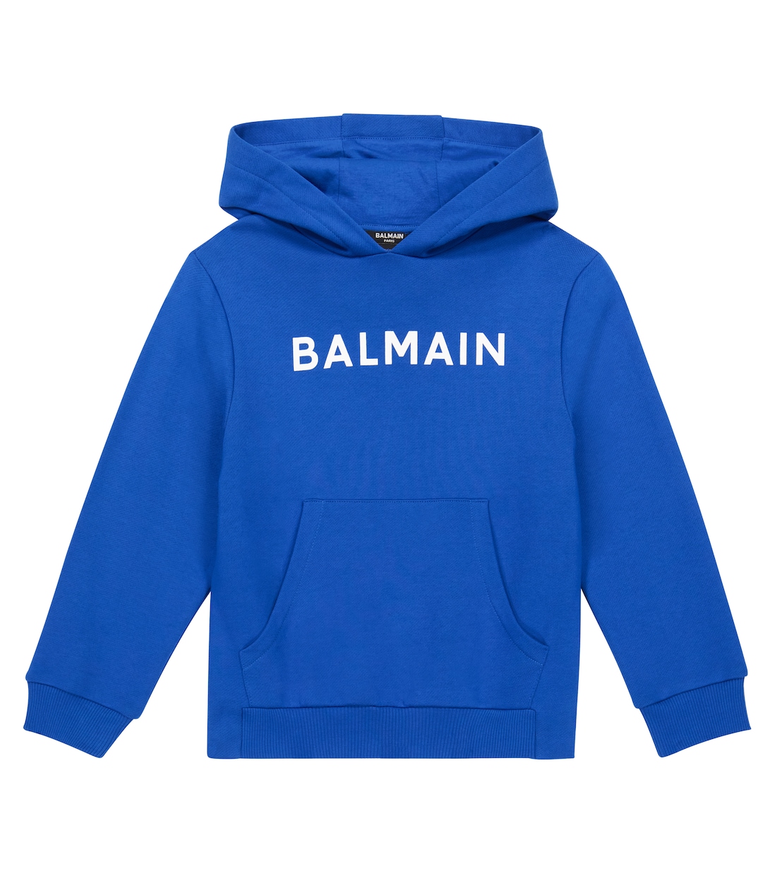 Sudadera con capucha de algodón con logo | Balmain Kids
