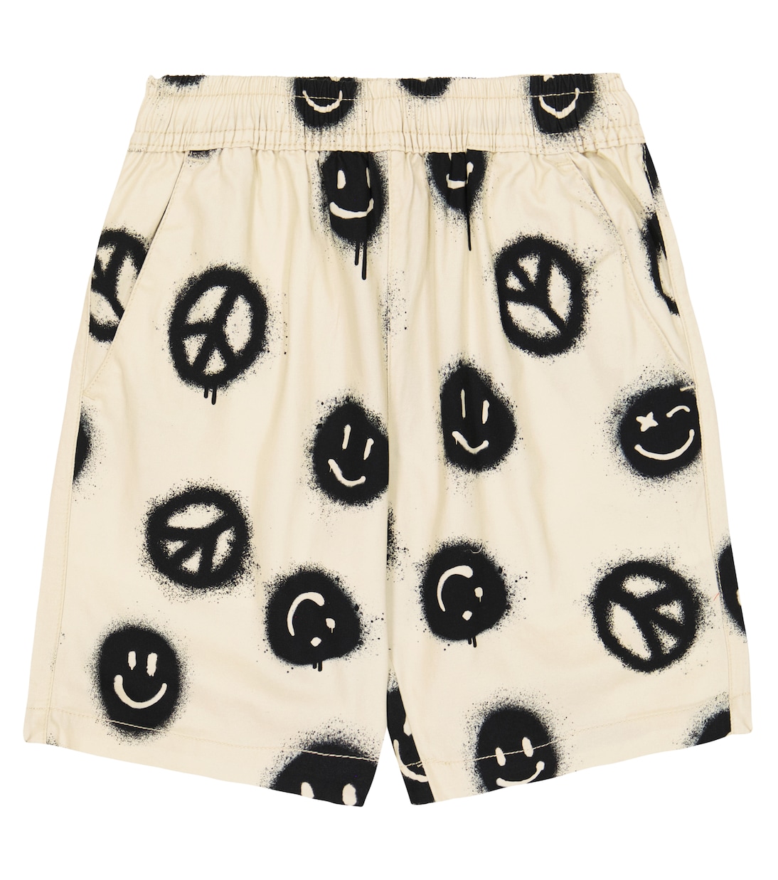 Avart Peace Smile cotton shorts | Molo