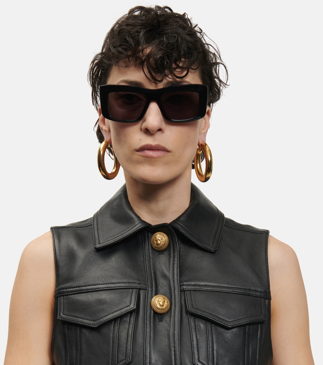 Occhiali da sole squadrati Envie in acetato | Balmain