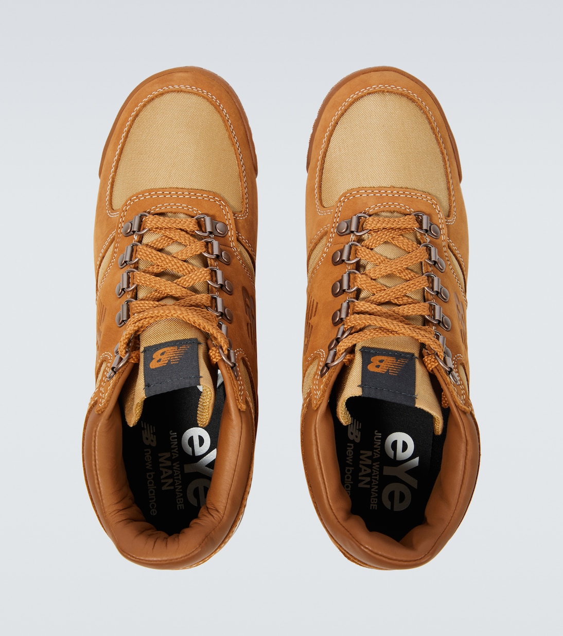 x New Balance leather high top sneakers in brown Junya Watanabe Mytheresa