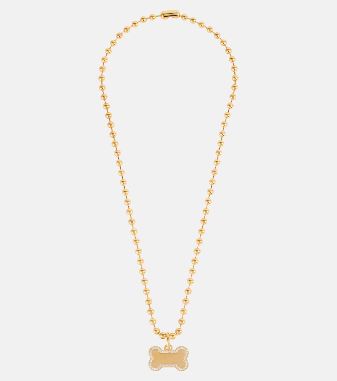 Collana per cani in acciaio inox con logo | Balenciaga