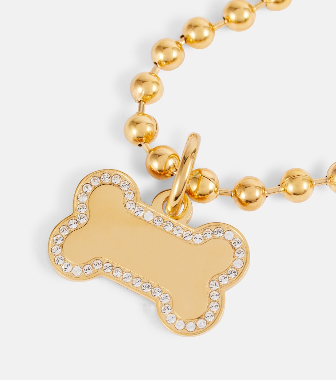 Collana per cani in acciaio inox con logo | Balenciaga