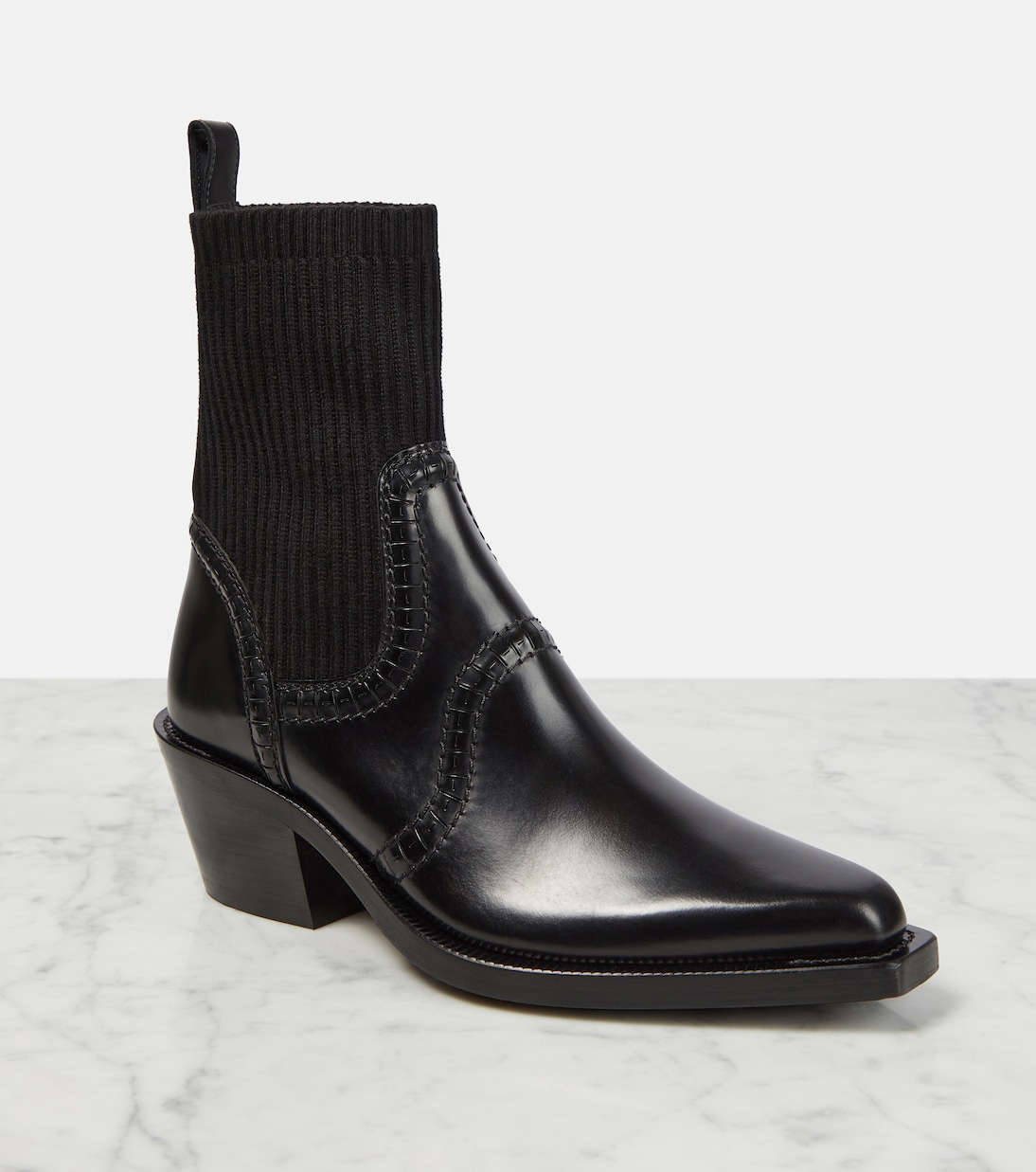 Nellie leather ankle boots | Chloé