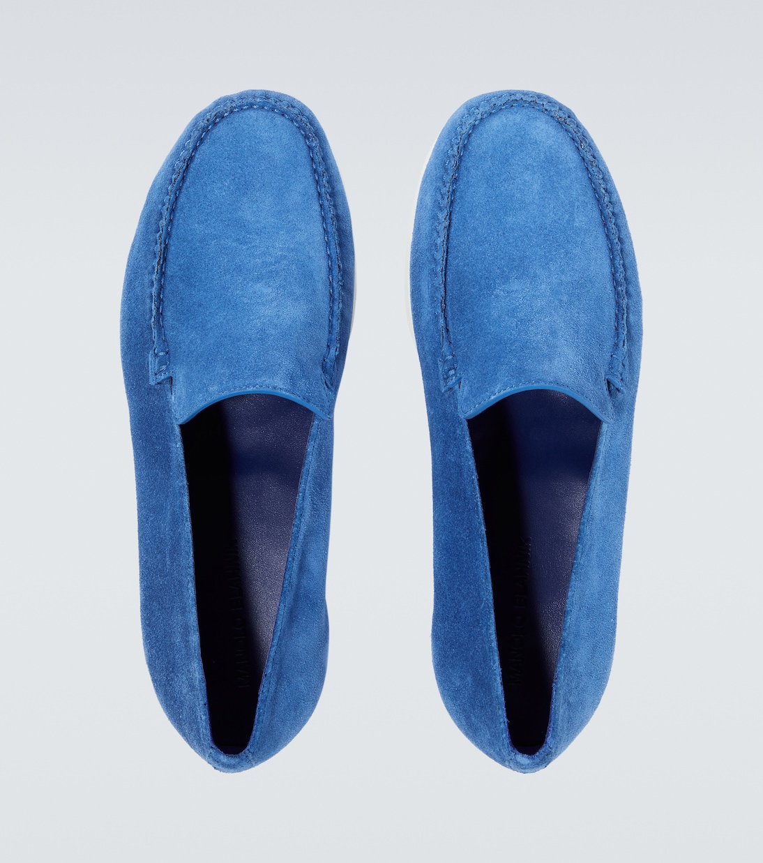 Mocassins Monaco en daim | Manolo Blahnik