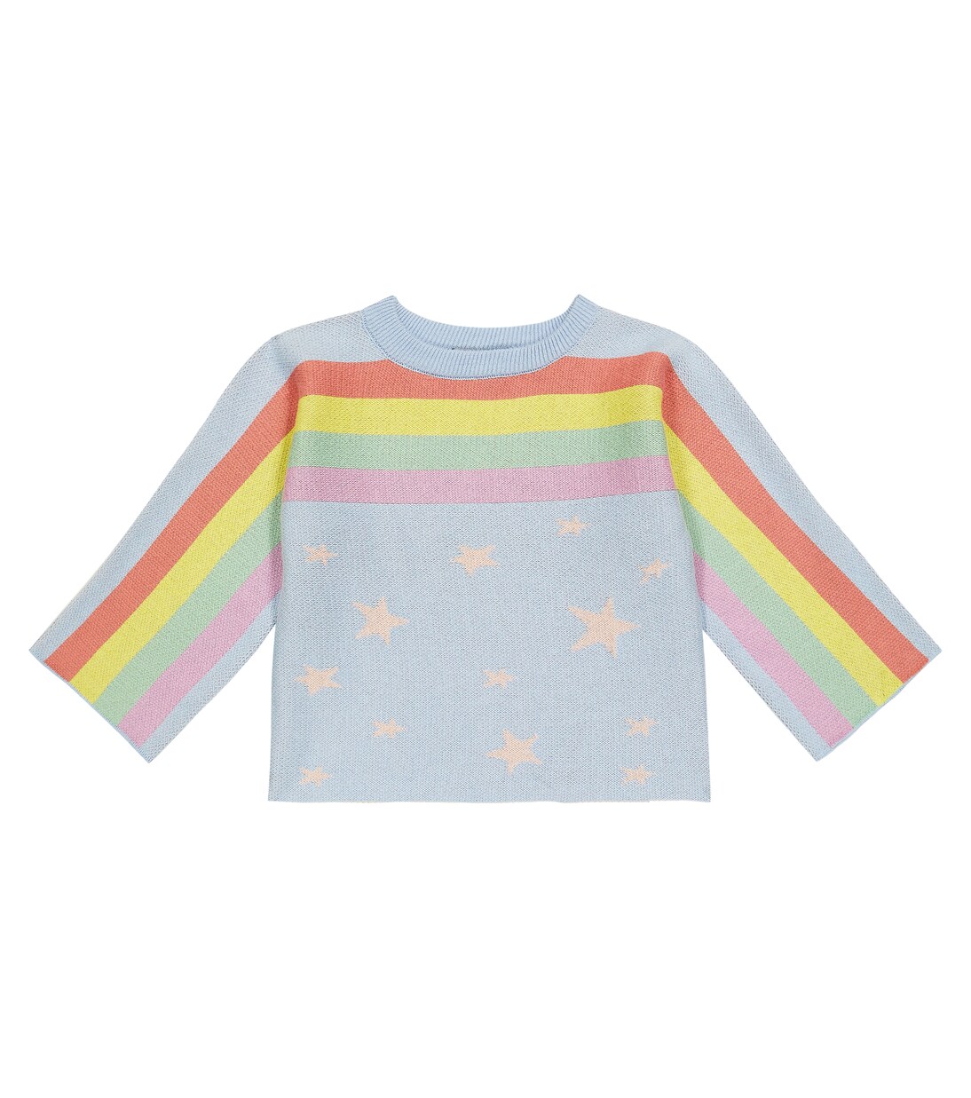 Sudadera de algodón y lana estampada | Stella McCartney Kids