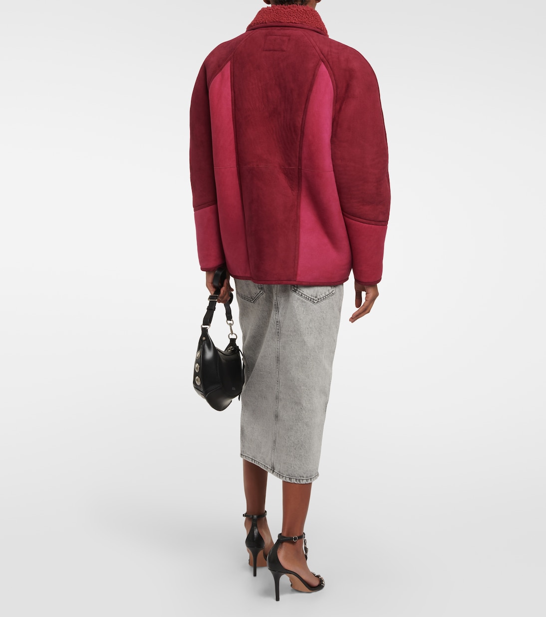 Chaqueta Abeni de ante con borrego | Marant Etoile
