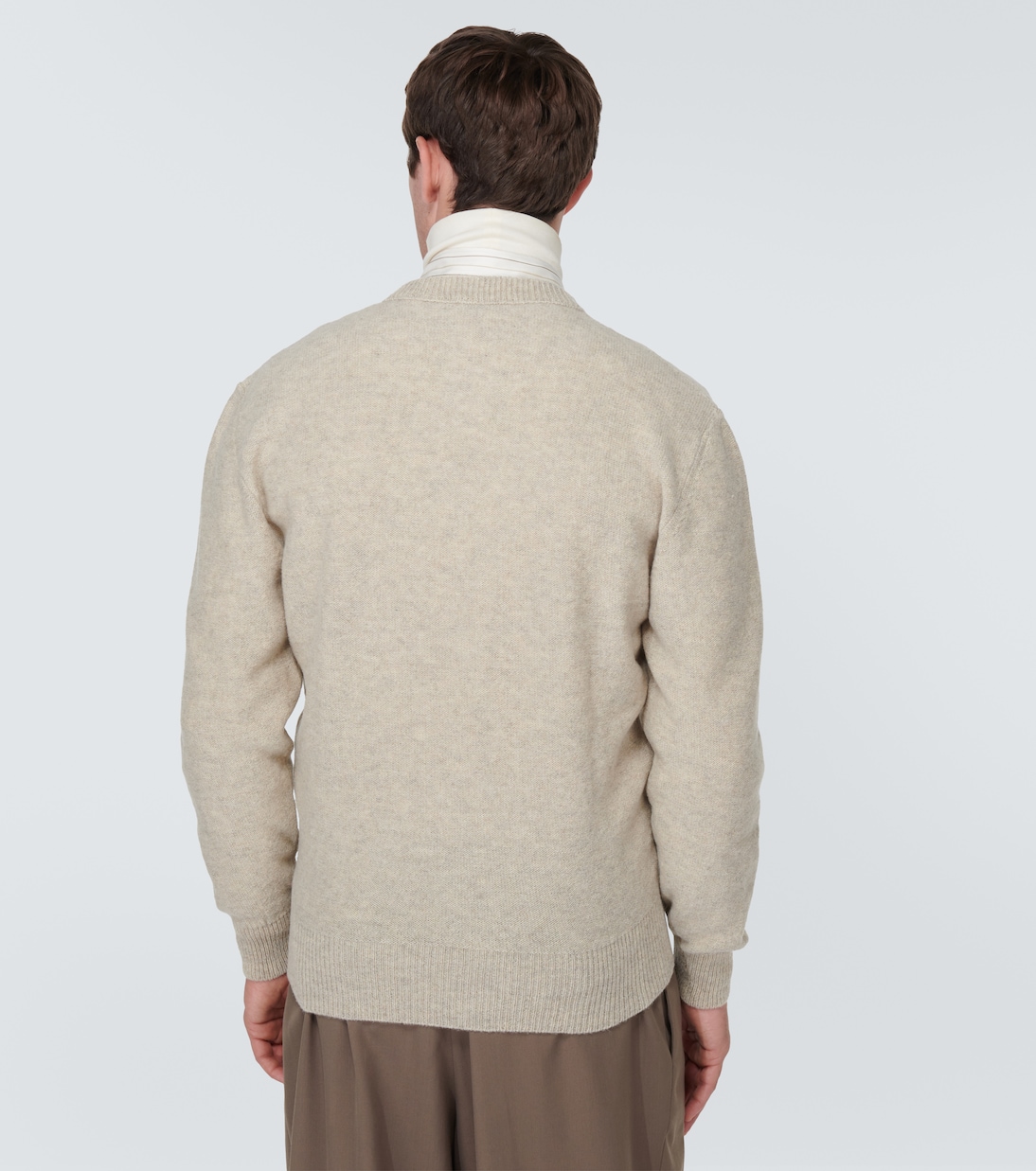 Pullover in lana con scollo a V | Lemaire
