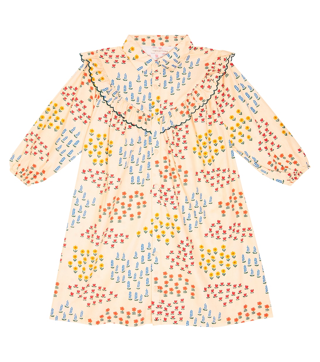 Kleid Garden aus Baumwollpopeline | Tinycottons