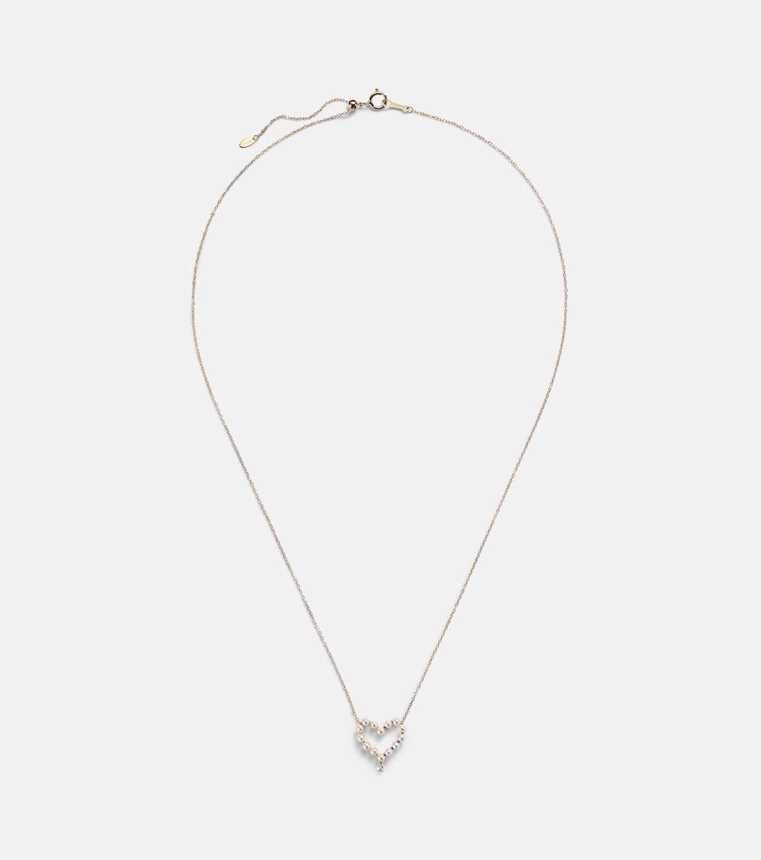 Collana in oro 18kt PERSÉE con dettagli in diamanti e perle, design elegante per giovani moderni