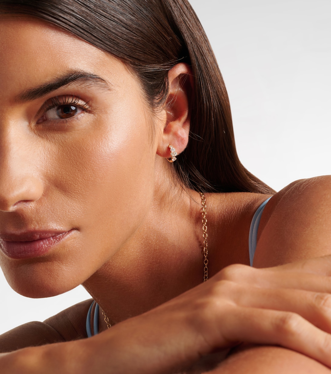 Boucles d'oreilles en or 14 ct et diamants | Sydney Evan