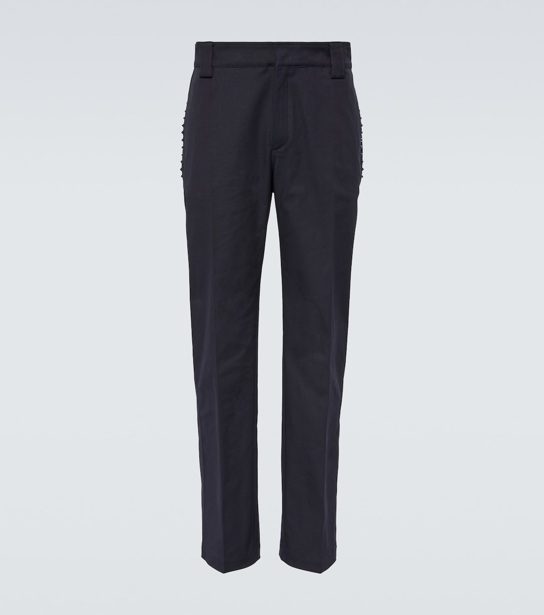 Gerade Hose Rockstud aus Canvas | Valentino