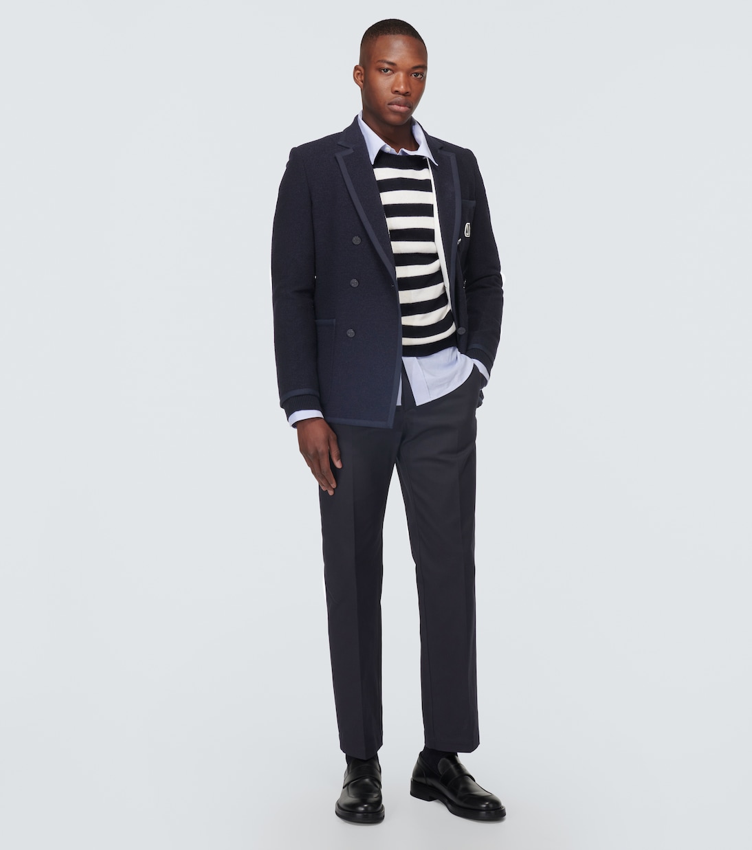 Gerade Hose Rockstud aus Canvas | Valentino