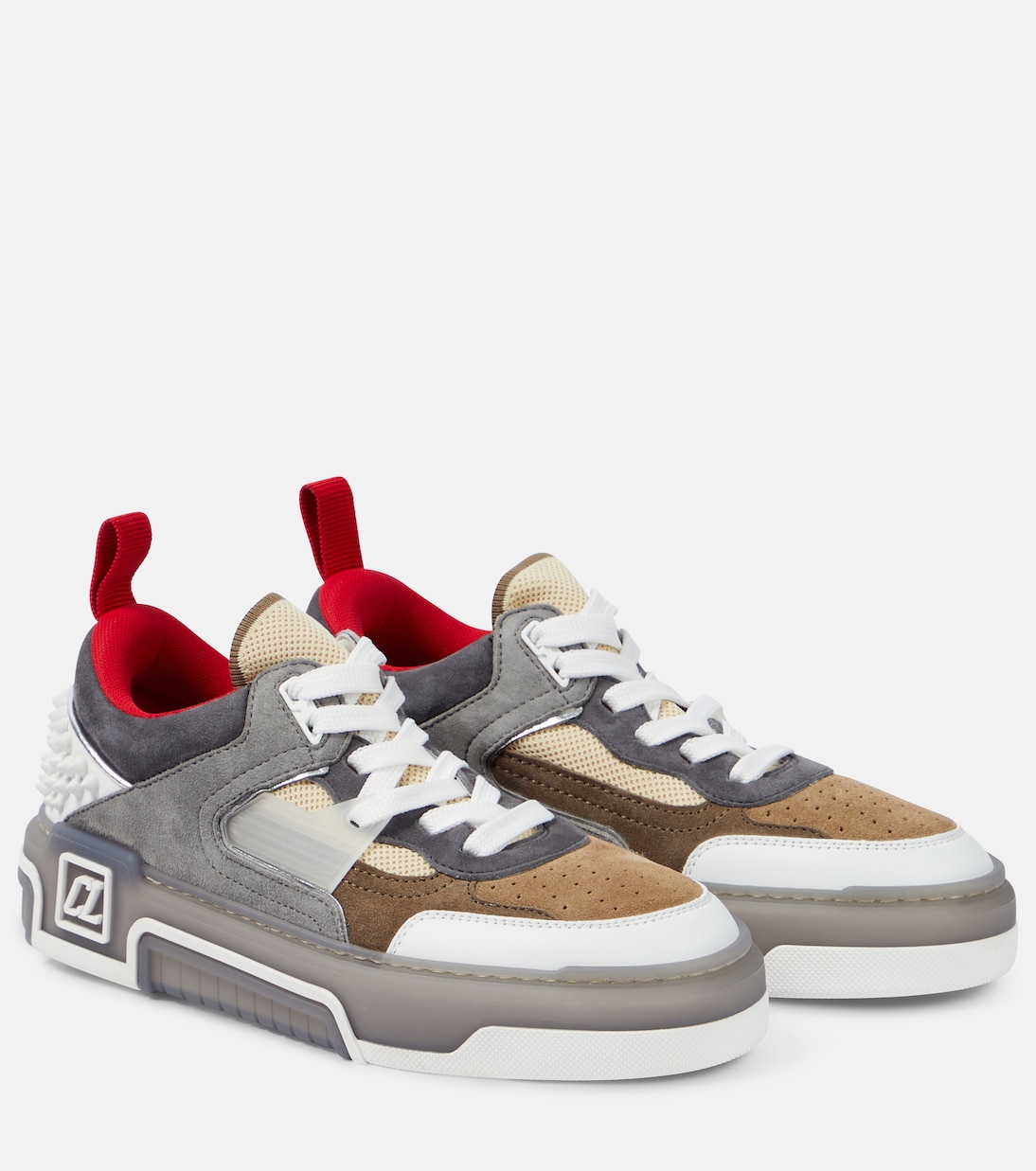 Baskets Astroloubi en daim à clous | Christian Louboutin