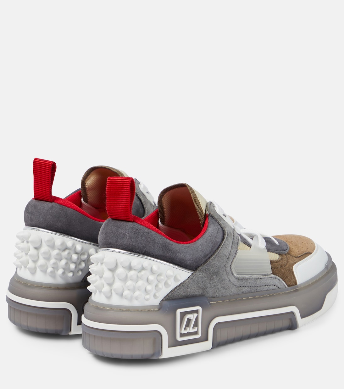 Baskets Astroloubi en daim à clous | Christian Louboutin