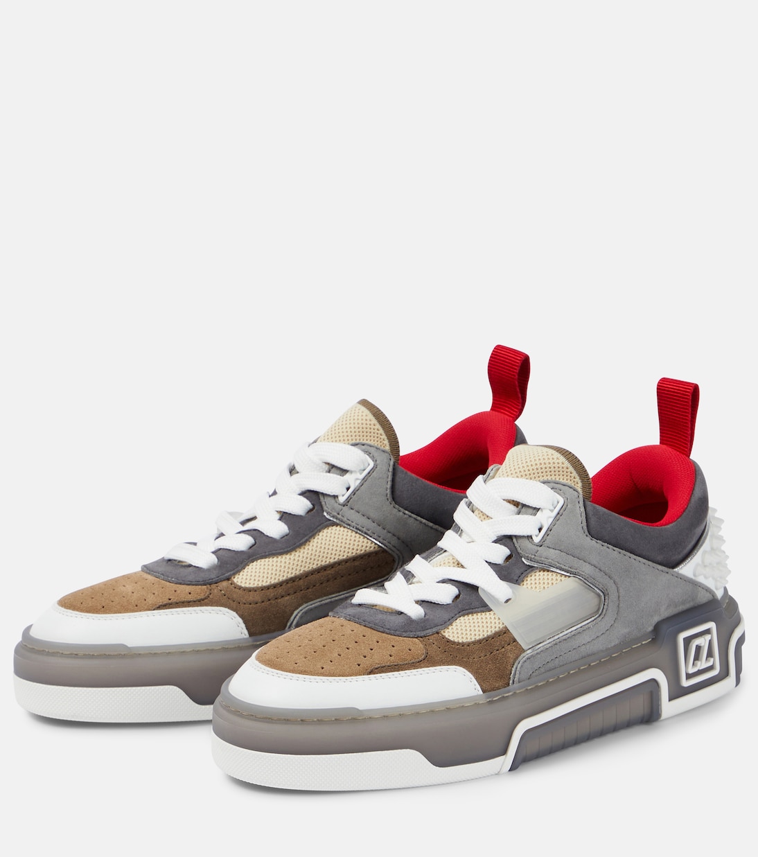 Baskets Astroloubi en daim à clous | Christian Louboutin