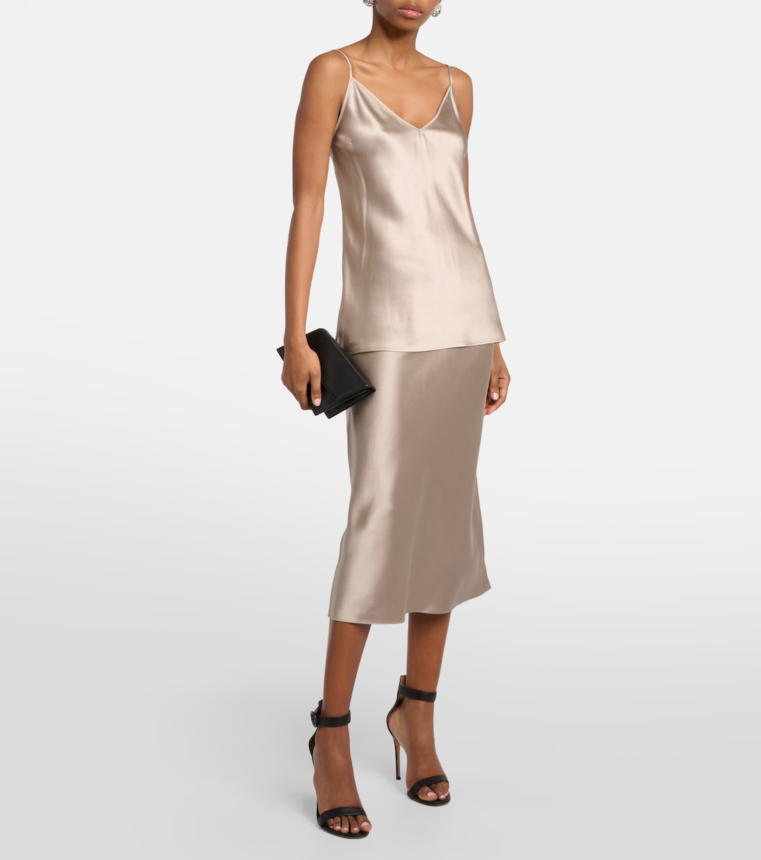Gonna sottoveste Isaak in raso di seta | Joseph