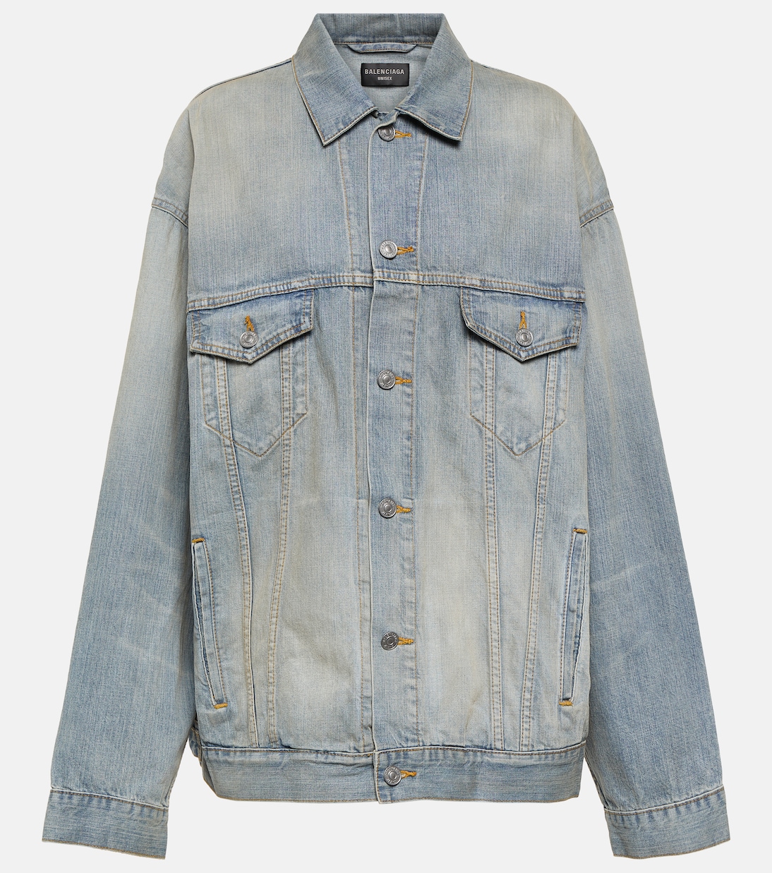 Oversize-Jeansjacke Paris Tropical | Balenciaga