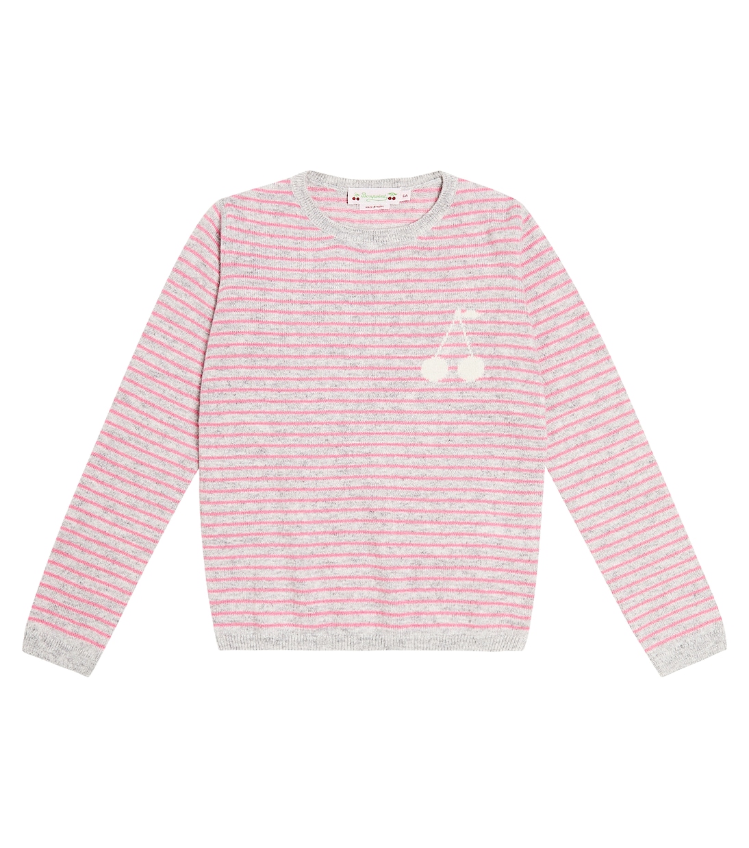 Pull Brunelle en intarsia de cachemire | Bonpoint