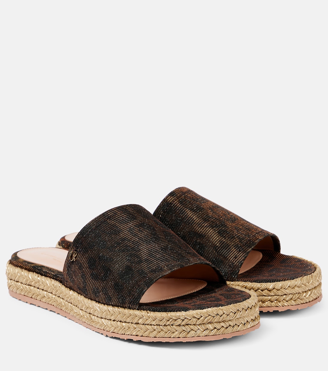 Sandali espadrillas con stampa leopardata | Gianvito Rossi