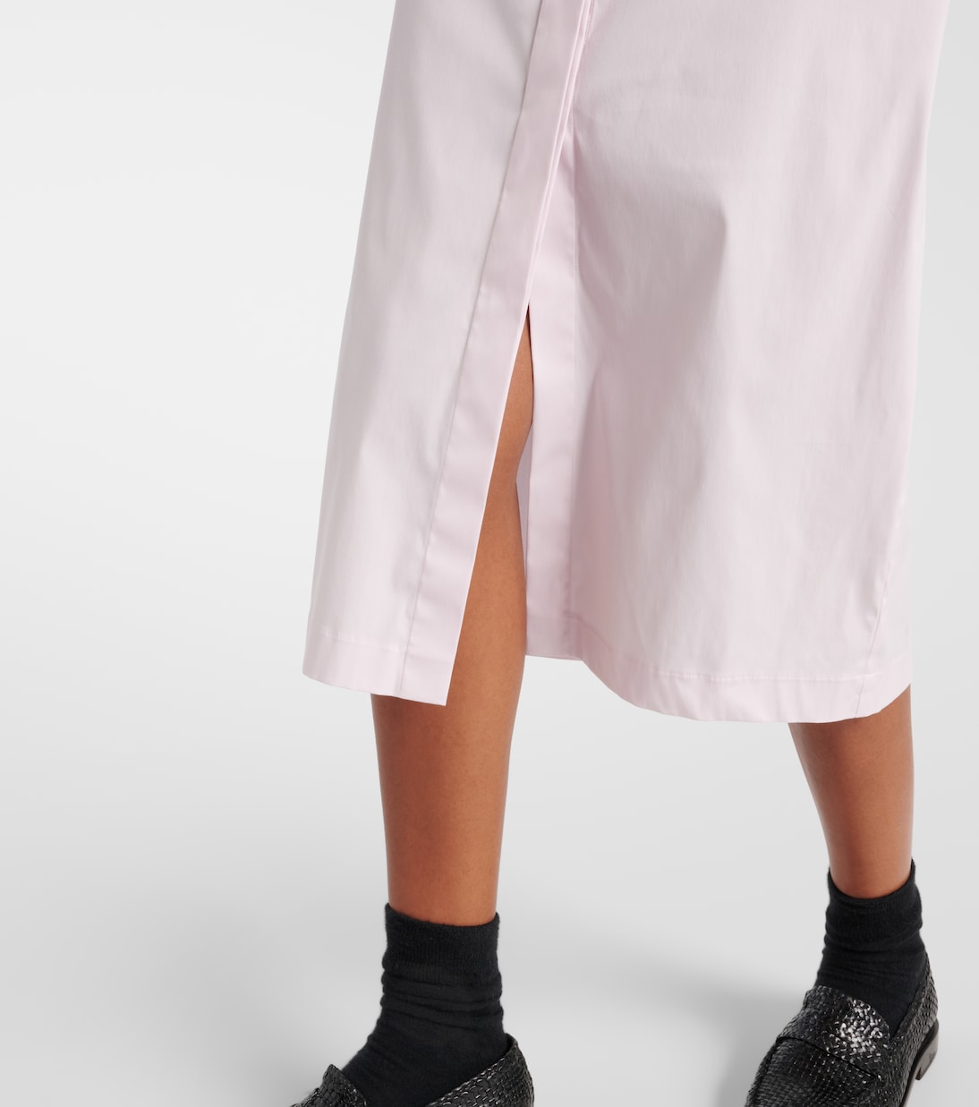 Abito midi chemisier in misto cotone | Tod's