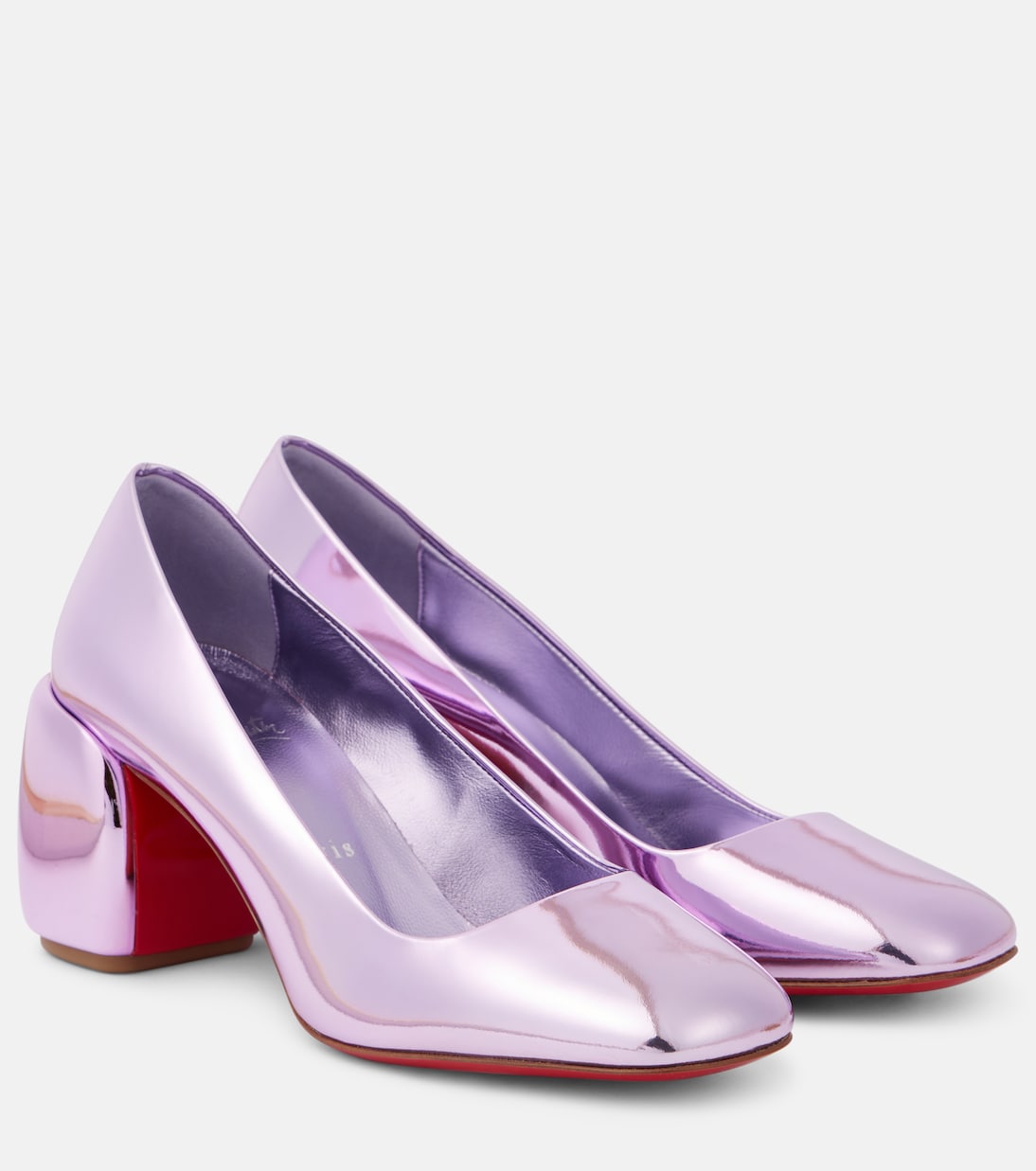 Pumps Minny 70 aus Metallic-Leder | Christian Louboutin