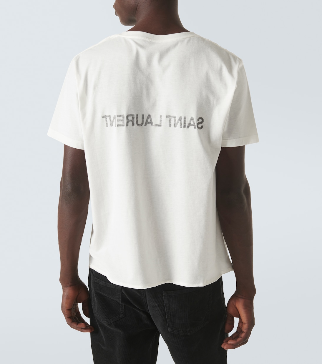 T-shirt en coton à logo | Saint Laurent